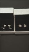 2x Pairs of Pandora earrings