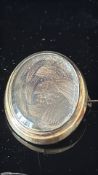 Antique Mourning Hair brooch