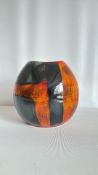 Poole Pottery â€œVolcanoâ€ living-glaze bud vase