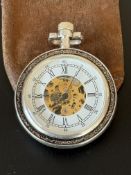 Pocket watch in case
