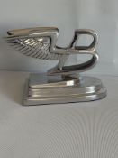 Chrome Bentley flying B on base