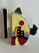 Lorna Bailey half circle teapot Manhattan