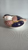 Royal Crown Derby Imari Quail Paperweight