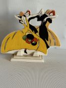 Wedgwood Clarice Cliff age of jazz twin dancers