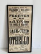 Victorian Shakespeare (Othello) bill board