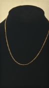 9ct Gold chain Weight 3.4g