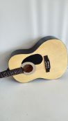 Martin Smith W-101 acoustic guitar with accessories
