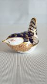 Royal Crown Derby Imari Wren Paperweight