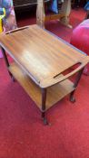 Mid-Century Scandinavian teak serving trolley, c.1960s