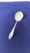 Art deco Danish silver spoon