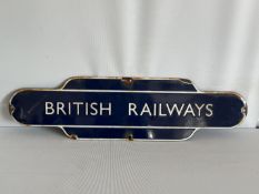 Enamel sign British railways