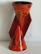 Anita Harris Yo-Yo vase signed in gold