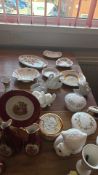 Collection of small porcelain ornaments and dishes