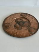 Copper arts & crafts charger Diameter 18''