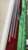 Maver fishing rod, bag and quiver tips
