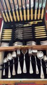 Cased Art Deco EPNS Cutlery Service, c.1930s