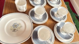 Susie Cooper 'Glen Mist' English bone china tea service, 15 pieces