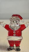 Swarovski crystal Santa Claus figurine with box