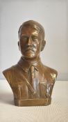 Bronze hitler bust