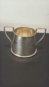 English sterling silver double-handled child cup, 1918 Weight 205g