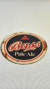 Small enamel bass pale ale sign