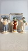 Royal Doulton â€œThe Snowmanâ€ Gift Collection figurines, DS2â€“DS4 (3)