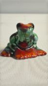 Anita Harris small frog signed in gold