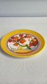 Wedgwood Clarice Cliff plate Bridgewater & cert