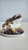 Royal crown derby frog seconds
