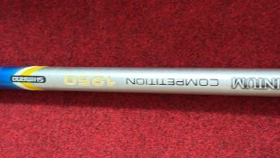 Two carbon-fibre fishing poles: Shimano Technium Competition 1250 & Pro Power