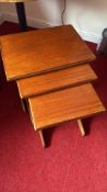 G-Plan nest of three tables, c.1960s