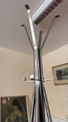 Stainless-steel coat and hat stand