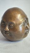 Bronze small 4 faced buddha