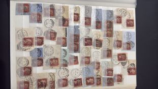 Great Britain Queen Victoria stamp collection, circa 1855–1900 Album pages holding Great Britain