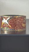 Silver & enamel napkin ring, Birmingham hallmark 1