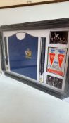 Manchester United 1968 European Cup Final signed memorabilia display