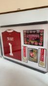 Arne Slot signed Liverpool FC framed display