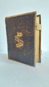 1872 Collins Illustrated Holy Bible with Brass Clasp