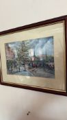 B. McMullen signed watercolour street scene