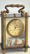 Mini pictorial carriage clock