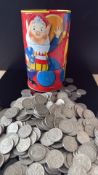 Large British coin collection, majority six pence