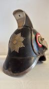 Imperial German comb-top pickelhaube helmet, c.1880-1900