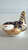 Royal Crown Derby bone china 'Wren' paperweight