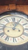 Vienna regulator walnut wall clock, c.1900
