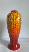 Anita Harris brimstone vase signed in gold Height