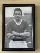 Small framed photograph Wilf McGuiness