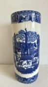 Blue & White ceramic umbrella stand