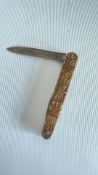 WWII German SS folding pocket knife