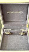 Pair of Georg Jensen cufflinks with original box