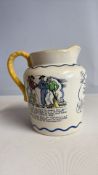 c.1930 Royal Doulton English 'Sea Shanty' earthenware jug